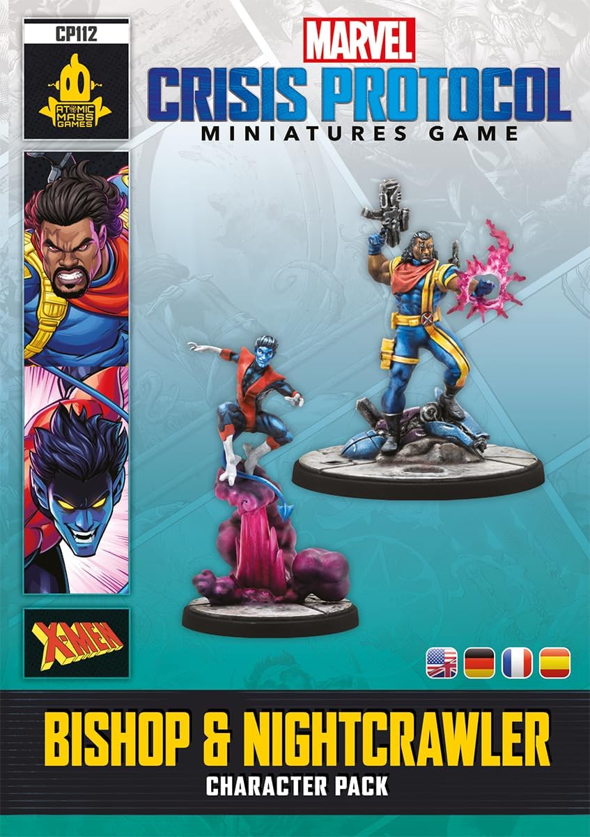 Atomic Mass Games Marvel Crisis Protocol: Bishop and Nightcrawler Miniatures (FFGCP112)