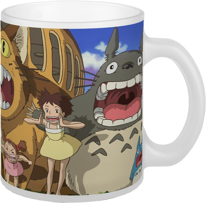 Studio Ghibli My Neighbor Totoro Series - Nekobus & Totoro Ceramic Mug (SMUGGH02)