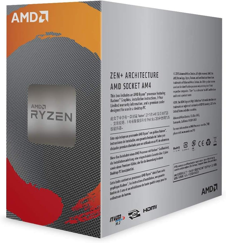 AMD Ryzen 3 3200G - PC Gaming Processor (Ryzen 3 3200G)