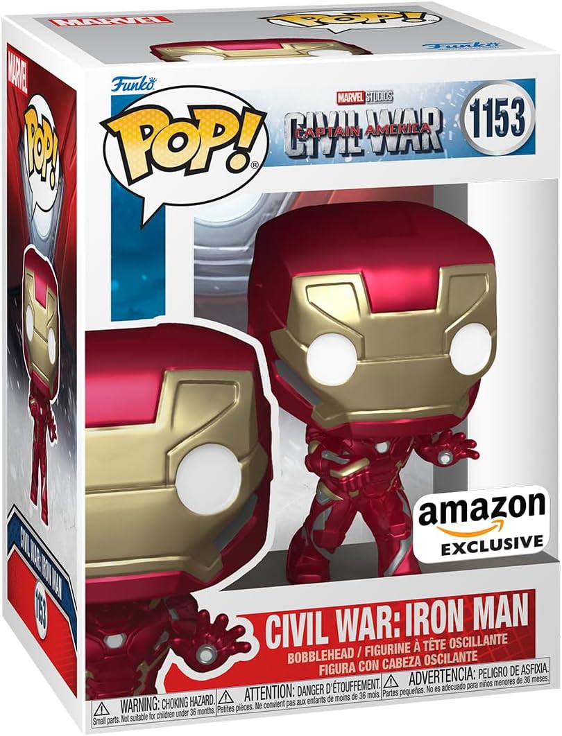 Funko Pop! Marvel Captain America: Civil War - Iron Man Vinyl Figure (70098)