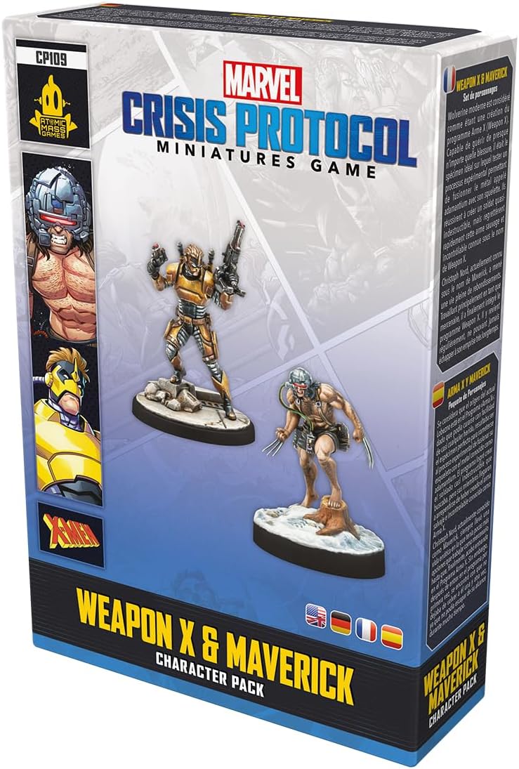 Atomic Mass Games Marvel: Crisis Protocol Character Pack - Weapon X & Maverick (CP109)