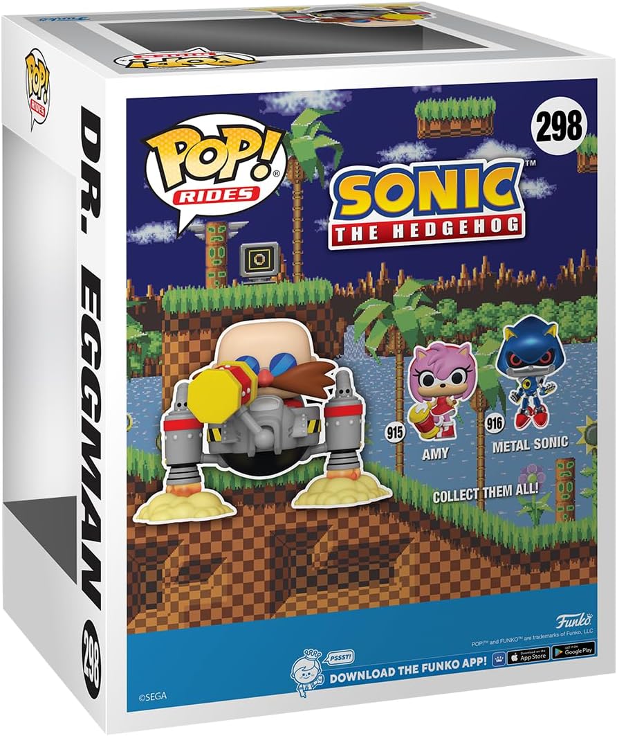 Funko Pop! Rides: Sonic - Dr. Eggman - Sonic the Hedgehog - Collectable Vinyl Fi