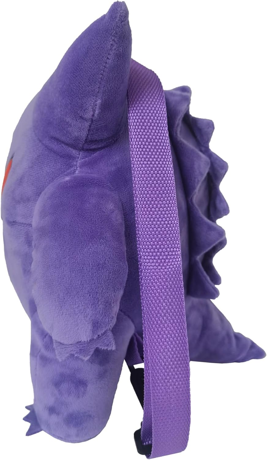 CyP Brands Pokémon Gengar Plush Design Adjustable Backpack for Kids (Unisex)