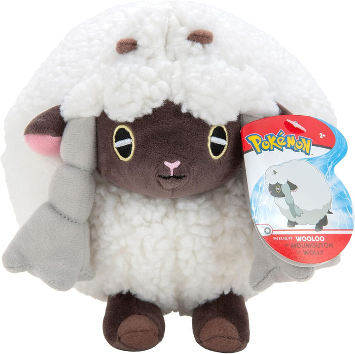 Wooloo Plush - 8-Inch Pokémon Plush with Authentic Details - Ages 3+