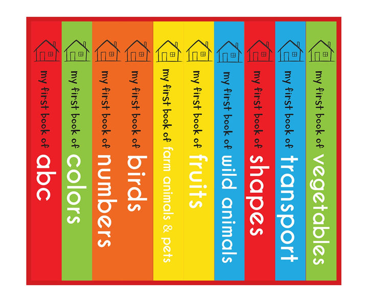 My First Library: Boxset of 10 Board Books for Kids - ABIS_BOOK (Board Book, Box Set Edition)