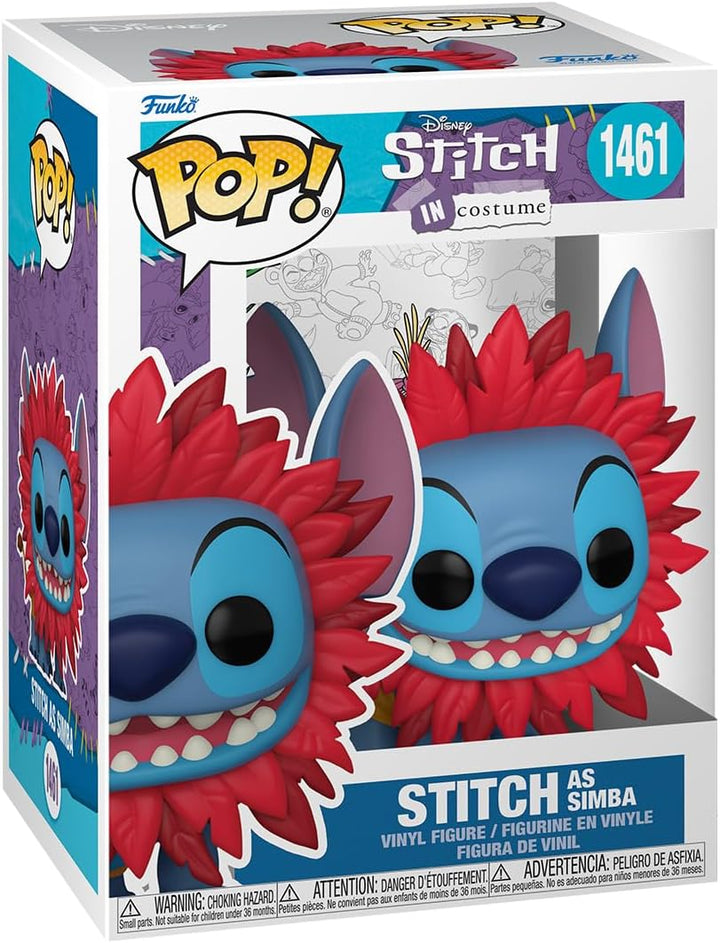 Funko POP! Disney: Stitch Costume - Simba - Lilo and Stitch - Collectable Vinyl