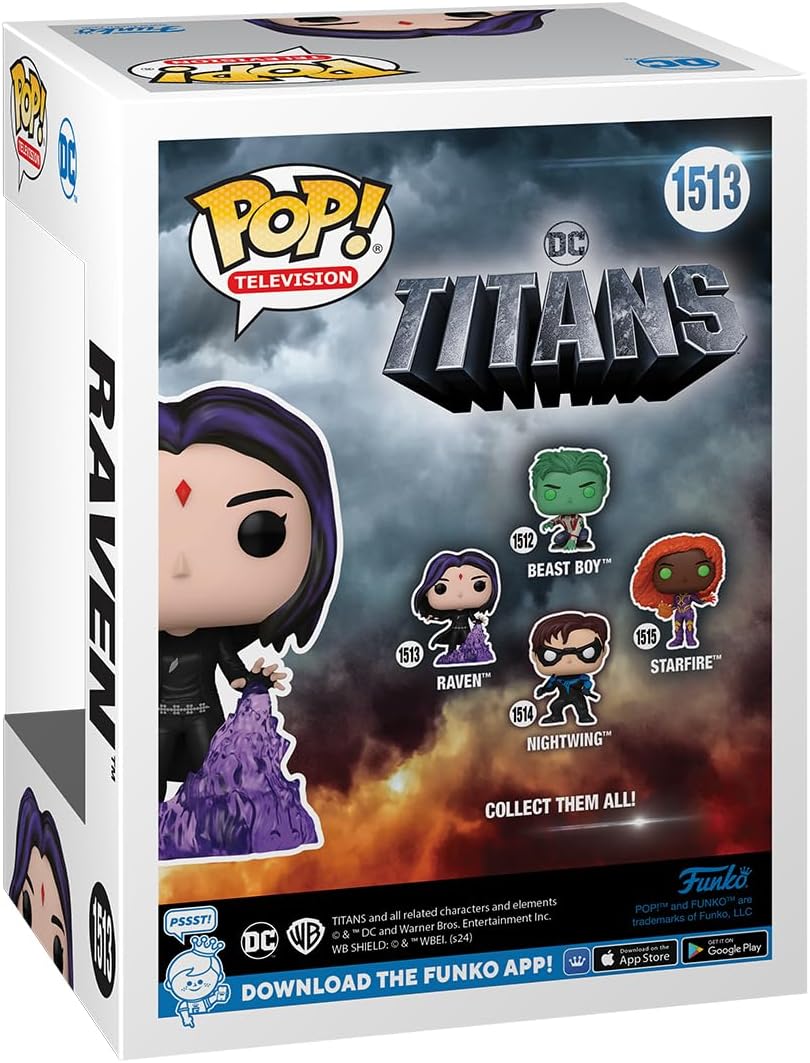 Funko POP! TV: Titans - Raven - DC Titans - Collectable Vinyl Figure - Gift Idea