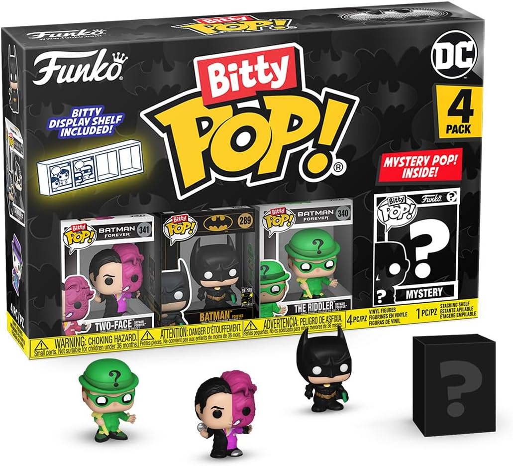 Funko Batman 85th - Two Face Bitty Pop! 4PK with Mystery Mini Figure (81130)