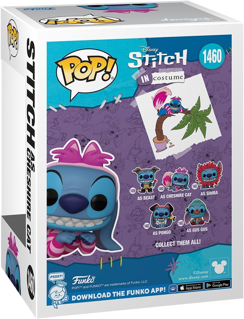 Funko POP! Disney: Stitch Costume - Cheshire - Lilo and Stitch - Collectable Vin