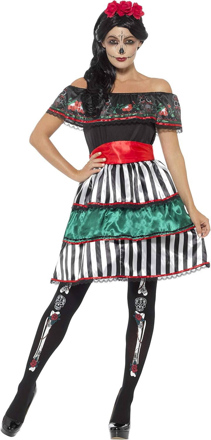 Smiffys Day of the Dead Senorita Costume - X-Large (48077X1)