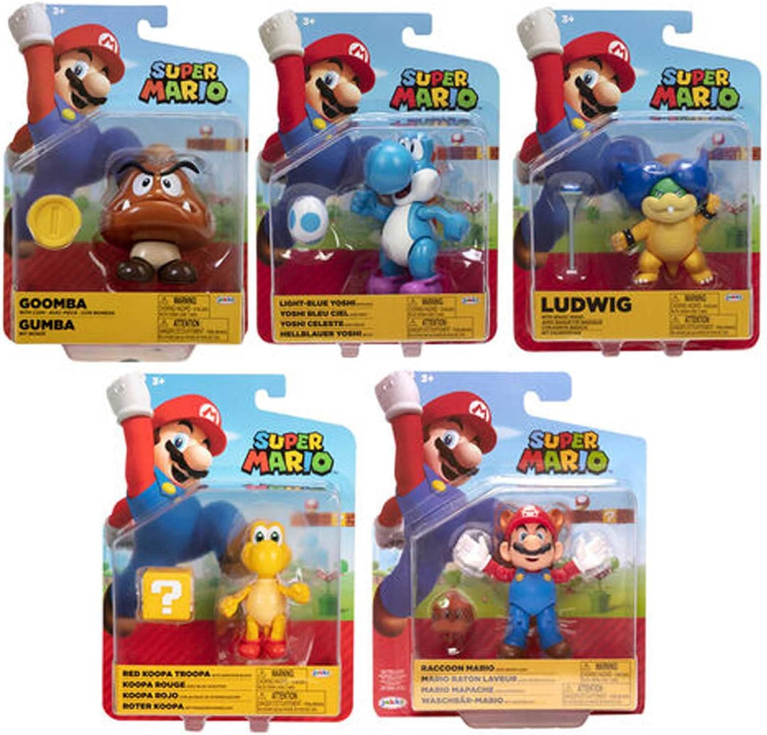 Jakks Pacific - Super Mario 4 Acton Figurensortiment Wave 27 (Netto)