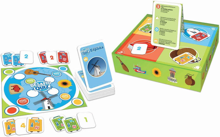 Educa Desafío Quiz Discover Spain Family Board Game (18217)