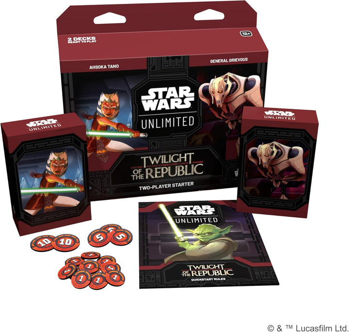 Fantasy Flight Games Star Wars: Unlimited Twilight of the Republic Two-Player Starter Set (FFGSWH0303)