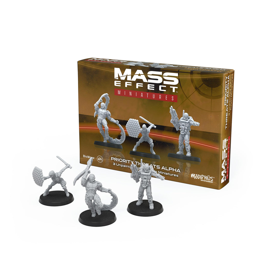 Modiphius Mass Effect Priority Threats Alpha Resin Collectors Miniature Set - Upgrade (MUH094202)