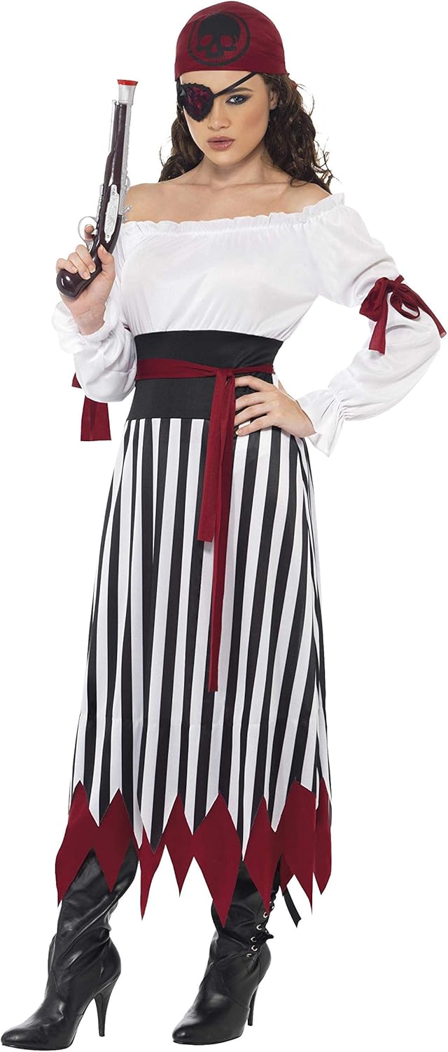 Smiffys Pirate Lady Costume - Adult Women's Size 8-10 (20803S)