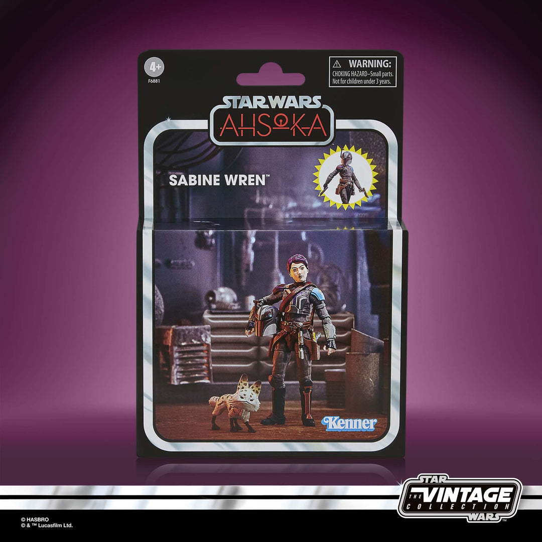 Star Wars The Vintage Collection Ahsoka - Sabine Wren Deluxe 3.75" Action Figure (F6881)