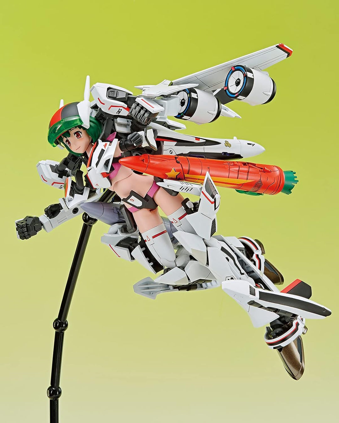 GOOD SMILE Aoshima - Macross F VF-25F Messiah Ranka Lee Plastic Model Kit - Anime Series Collectible for Ages 15+