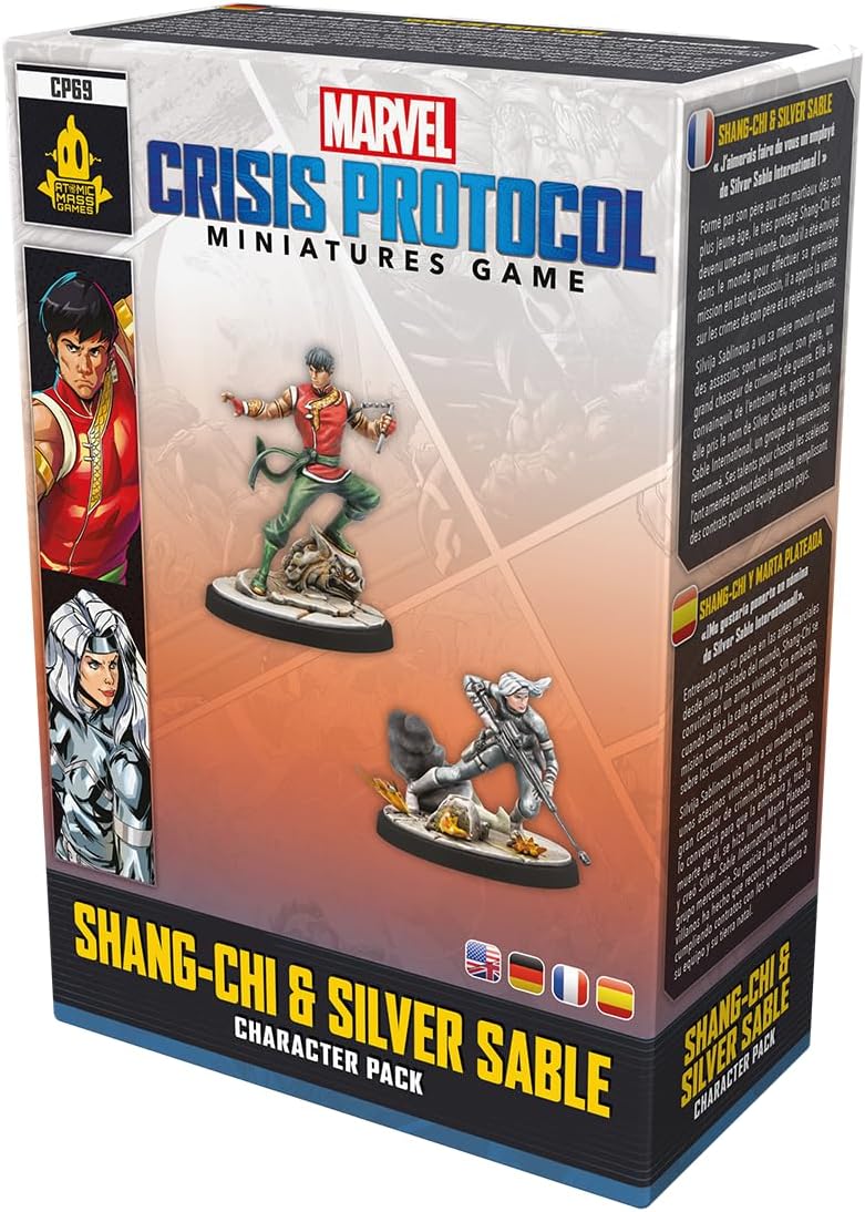 Atomic Mass Games Shang-Chi & Silver Sable Character Pack for Marvel: Crisis Protocol (FFGCP69)