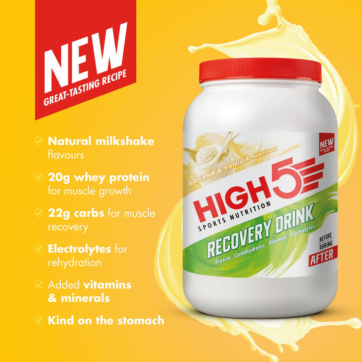 HIGH5 Recovery Drink | Whey Protein Isolate | Promotes Recovery