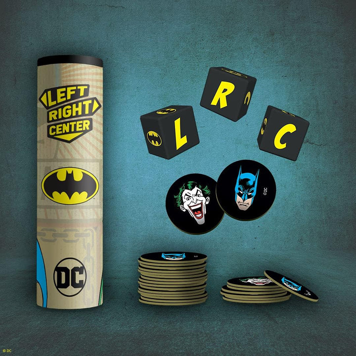 USAopoly Batman Edition Left Right Center Dice Game (LR010-103-002103-24)