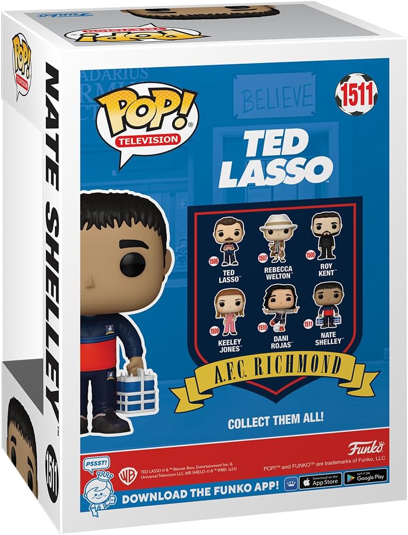 Funko POP! TV: Ted Lasso - Nathan Shelley - Collectable Vinyl Figure - Gift Idea