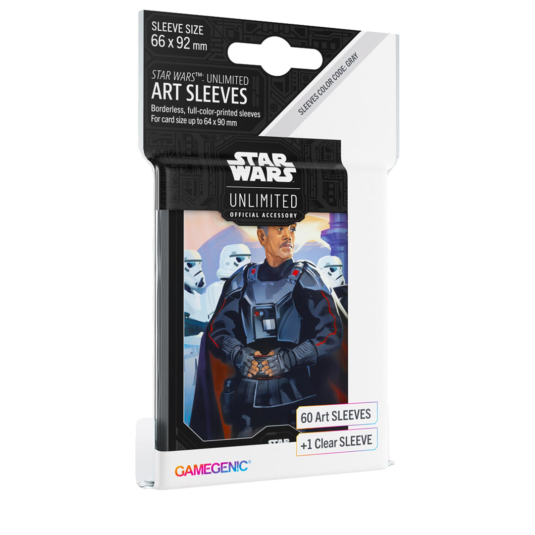 Gamegenic Star Wars Unlimited Moff Gideon Art Sleeves (Pack of 60 + 1 Clear Sleeve)