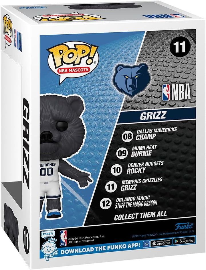 Funko Pop! NBA Mascots - Grizz the Bear Vinyl Figure (79629)