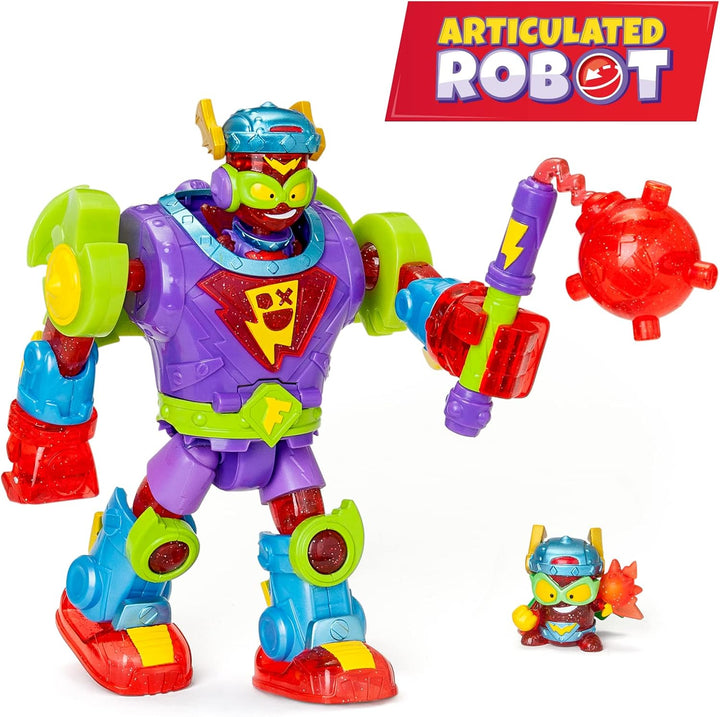 SUPERTHINGS RIVALS OF KABOOM Superbot Storm Fury – Articulated Robot with Combat Features, Multicolored Action Figure for Kids 4+