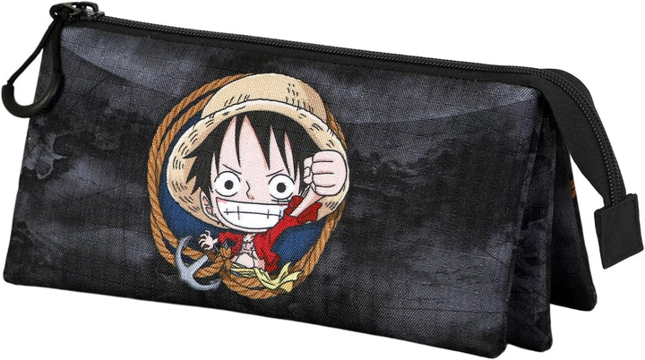 One Piece Triple Compartment Pencil Case (06370)