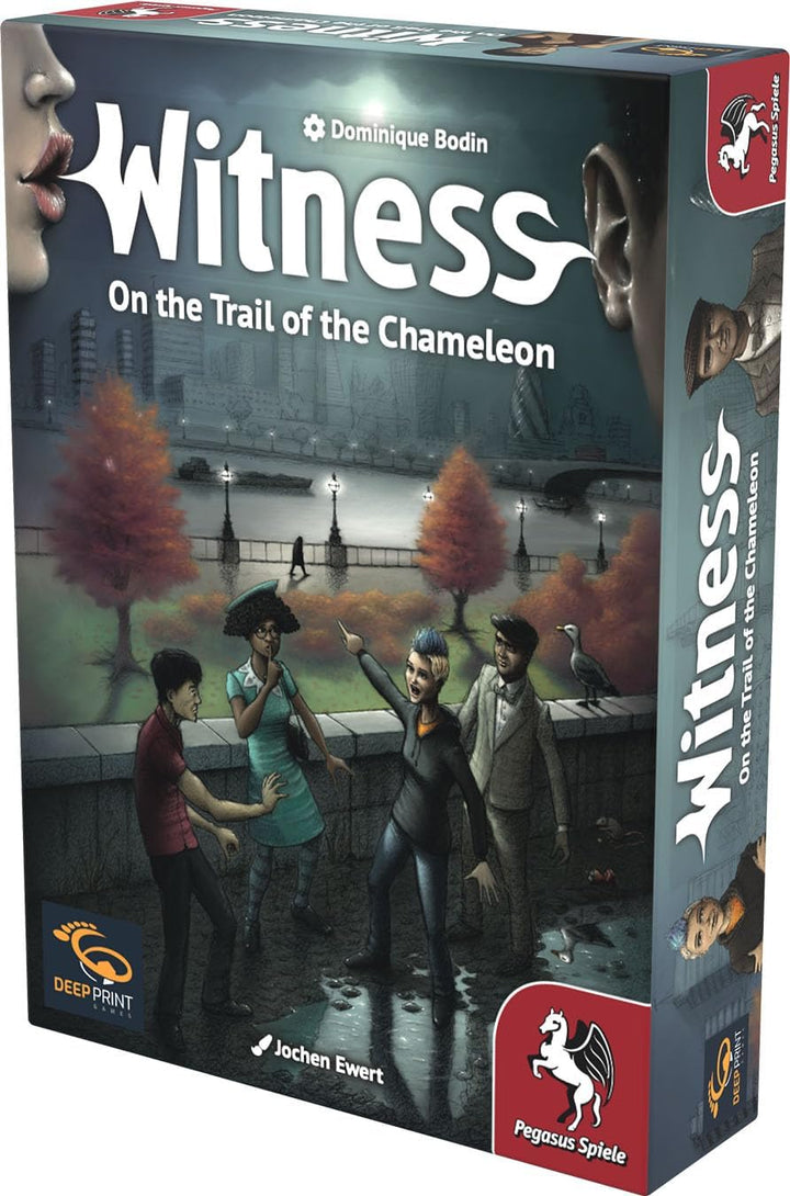 Pegasus Spiele Witness - On the Trail of The Chameleon Board Game (57817E)