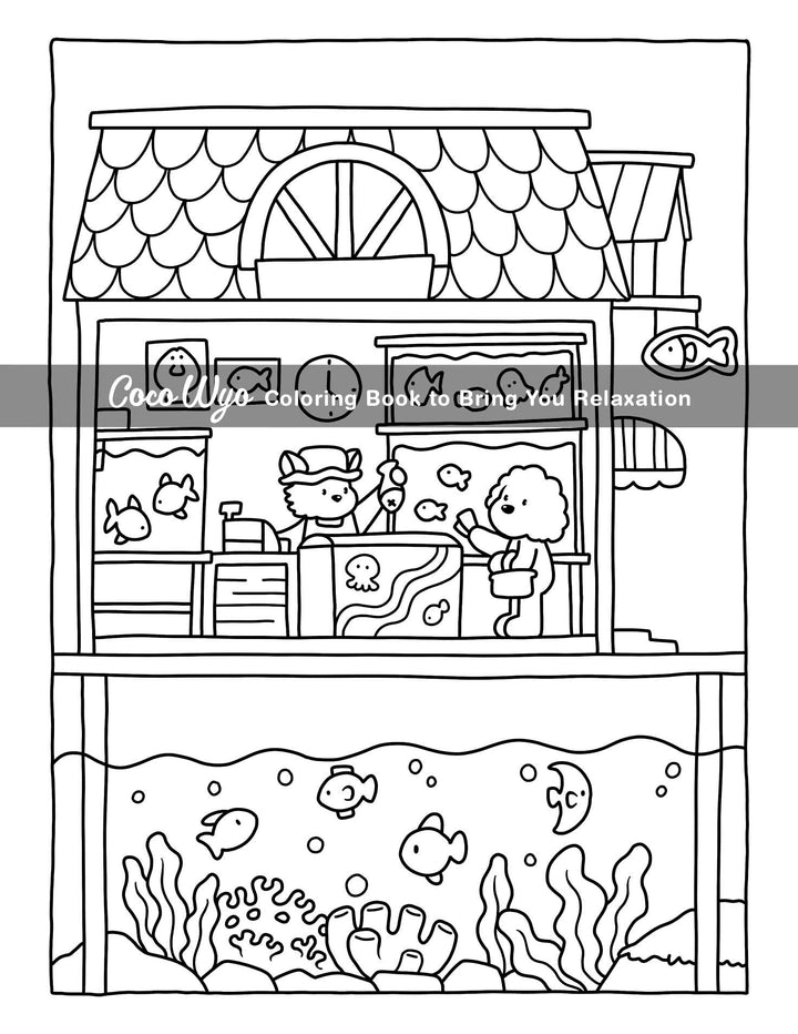 Independently Published - Cozy Spaces: Coloring Book for Adults and Teens Featuring Relaxing Familiar Scenes