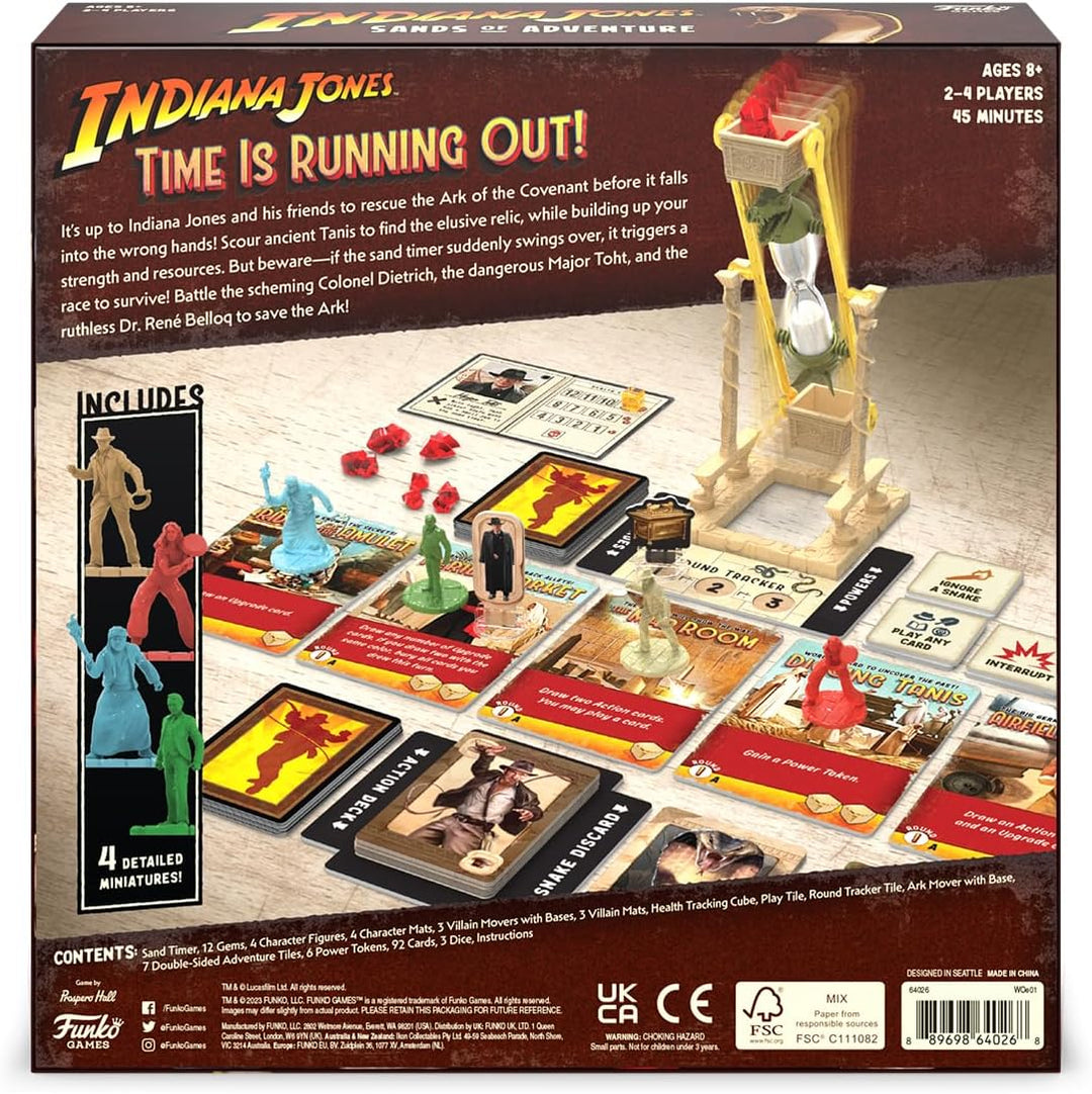 Indiana Jones Sands of Adventure Brettspiel