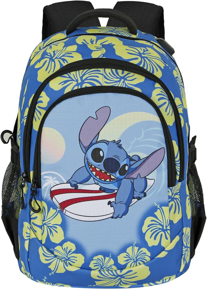 Disney Lilo and Stitch Lifestyle-Plus Running Backpack (Blue, 34 x 46 cm, 32L)