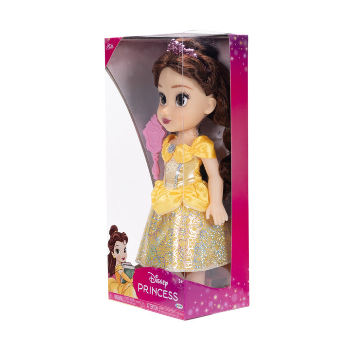 JAKKS Pacific Disney Princess Belle Fashion Doll with Royal Reflection Eyes and Holofoil Skirt (230134)