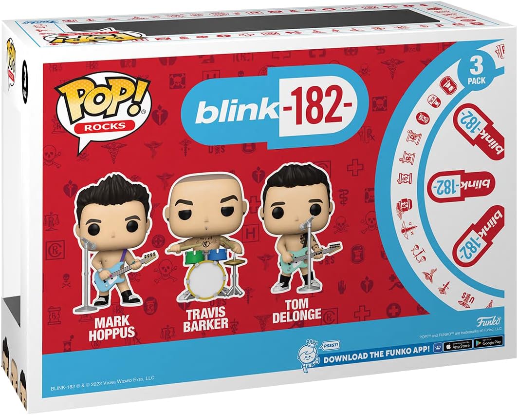 Funko POP! Rocks Blink-182 - Travis Barker Vinyl Figure 3-Pack (67837)