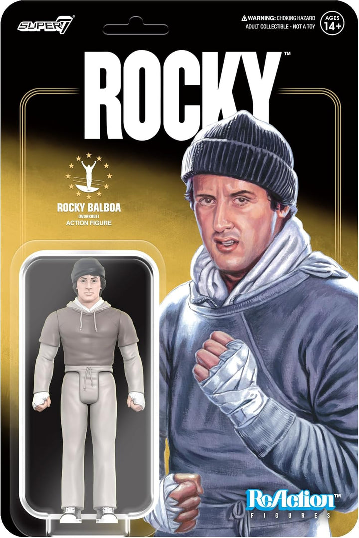 Super7 ReAction Rocky Wave 2 - Rocky Balboa Action Figure (RE-ROCKW02-RWK-01)