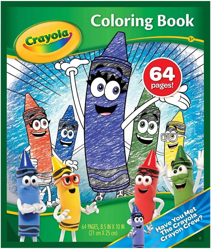 64 Page Colouring Book with Crayola Characters