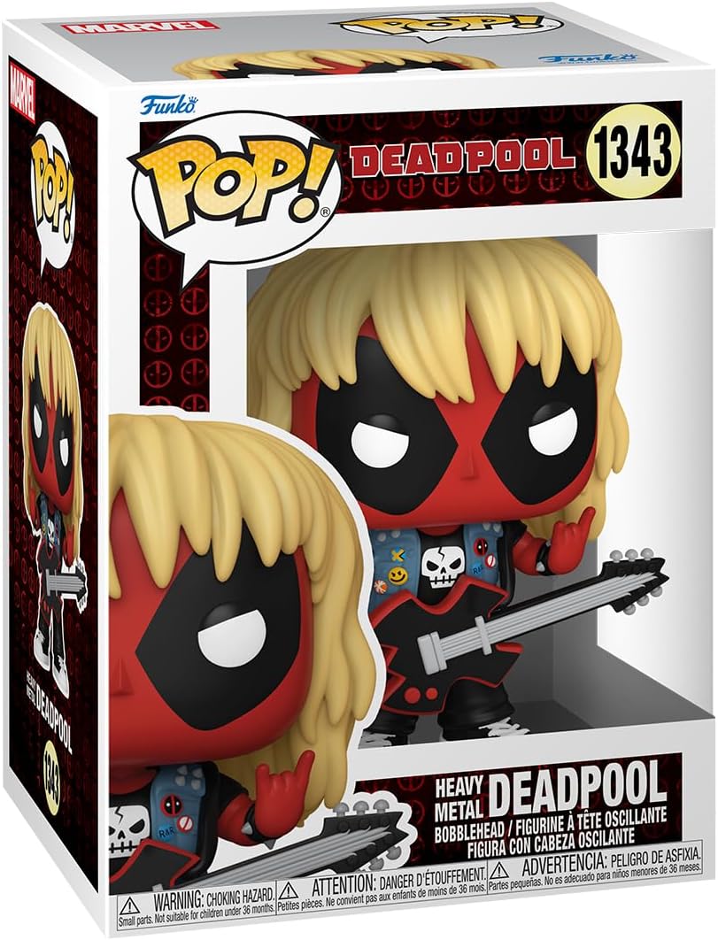 Funko Pop! Marvel: Deadpool - Heavy Metal Band Member Band - Collectable Vinyl F