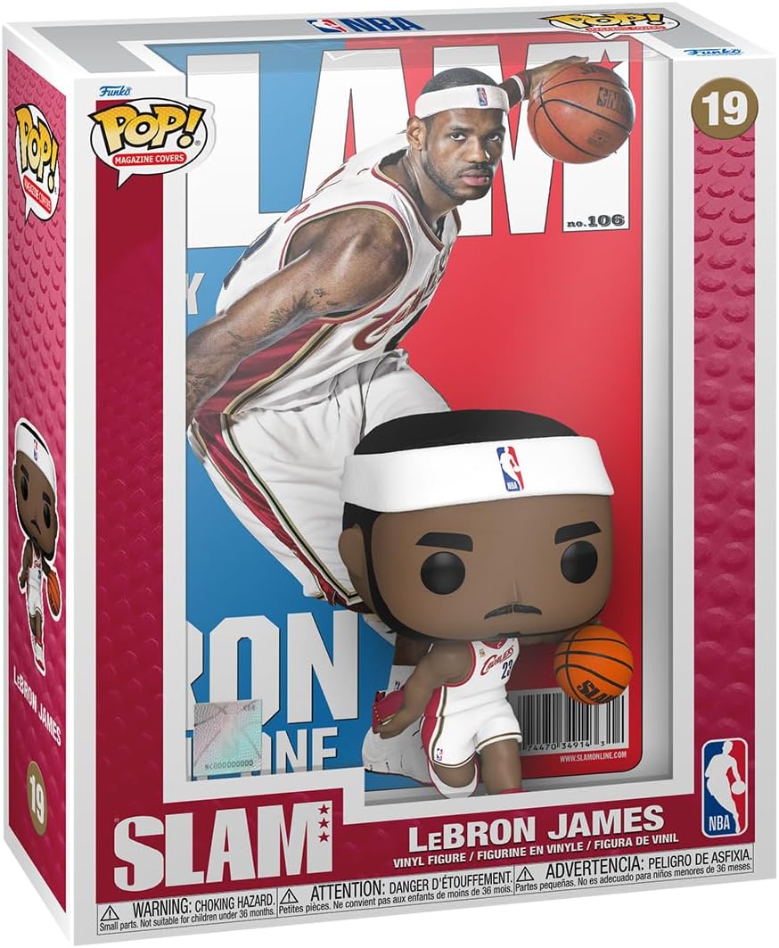 Funko POP! NBA Cover: Slam – LeBron James - Collectable Vinyl Figure - Gift Idea