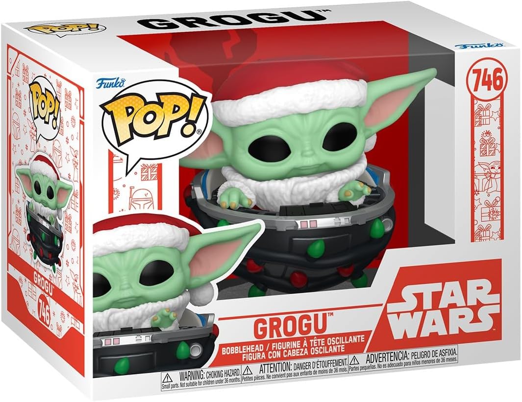 Funko Pop! Star Wars: The Mandalorian - Grogu (The Child, Baby Yoda) in Pram Vinyl Figure (80010)