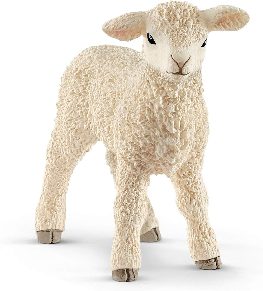 Schleich Lamb Farm World Toy Figurine - Realistic Hand-Painted Farm Animal for Kids Aged 3+