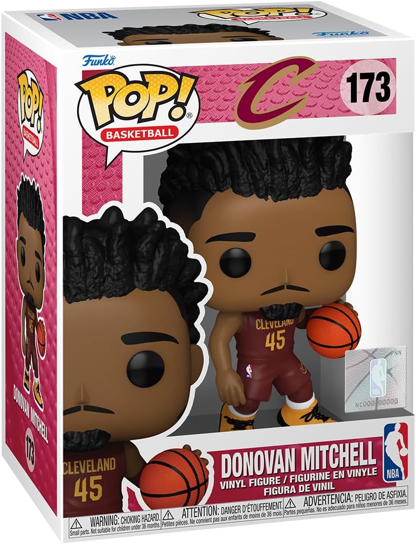 Funko POP! NBA: Cavs - Donovan Mitchell - Collectable Vinyl Figure - Gift Idea -