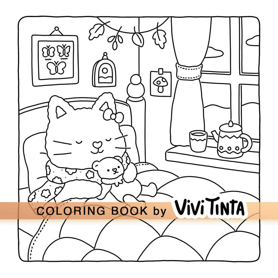 Fuzzy Hygge: Cute and Cozy Coloring Book for Adults & Teens Featuring Adorable Animals - Independently Published (Paperback)