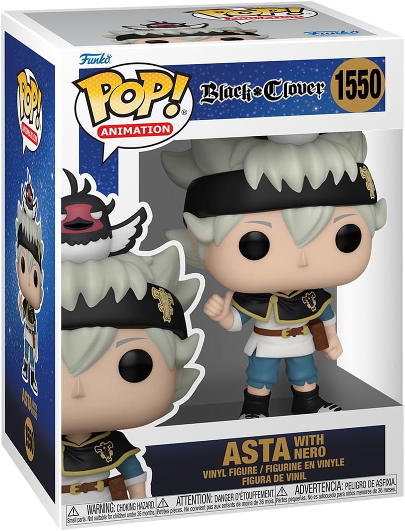 Funko Pop! Animation Black Clover - Asta with Nero Vinyl Figure (72115)