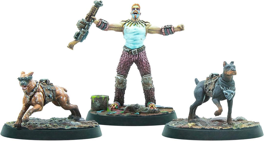 Modiphius Fallout: Wasteland Warfare Raiders Pack Top Dogs Miniatures Set (MUH0190028)