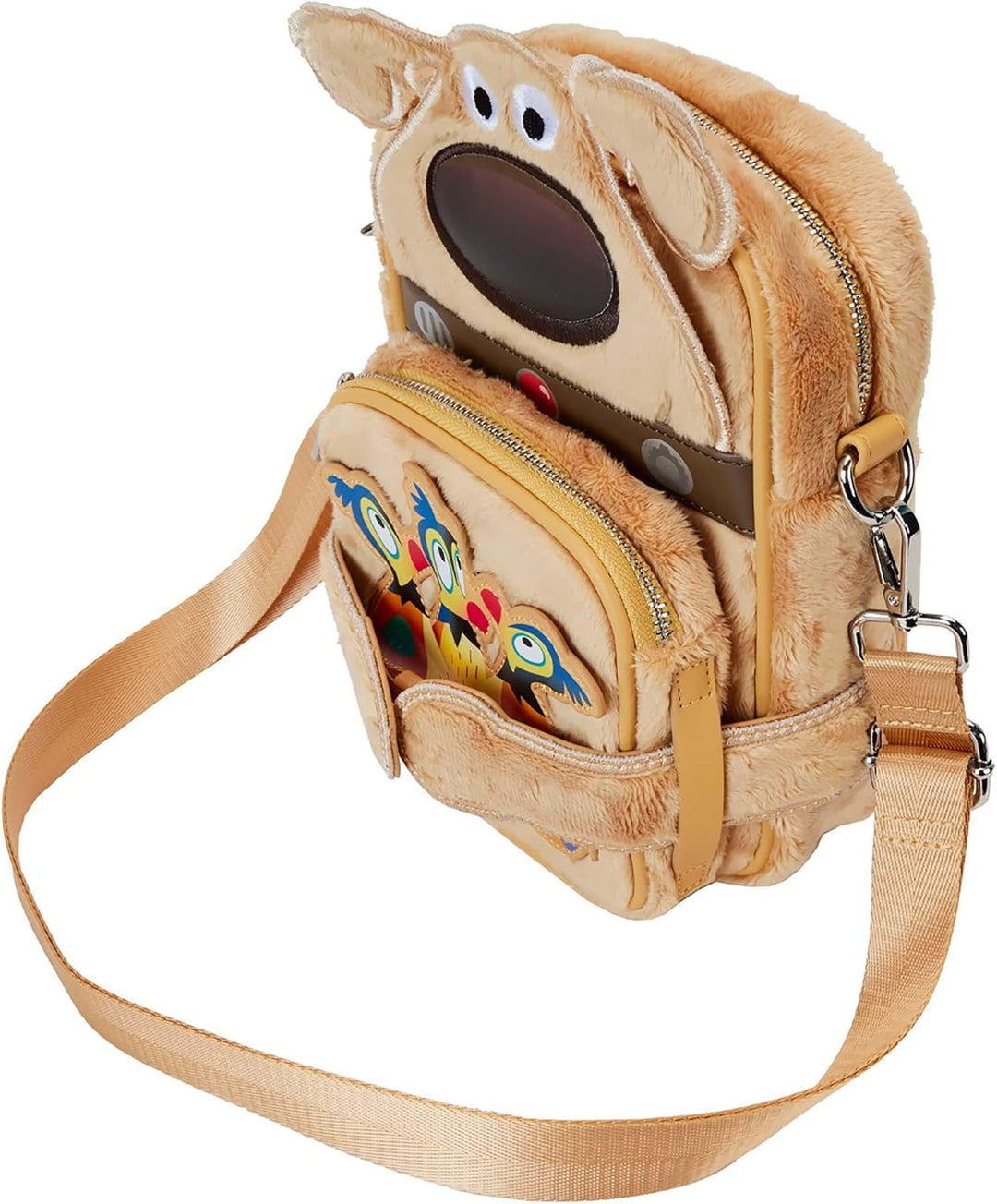 Loungefly Disney Up 15th Anniversary Dug Crossbuddies Crossbody Bag (LOUWDTB3001)