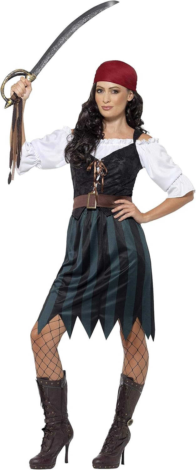 Smiffys Pirate Deckhand Costume - XS (UK Size 04-06) (45491XS)