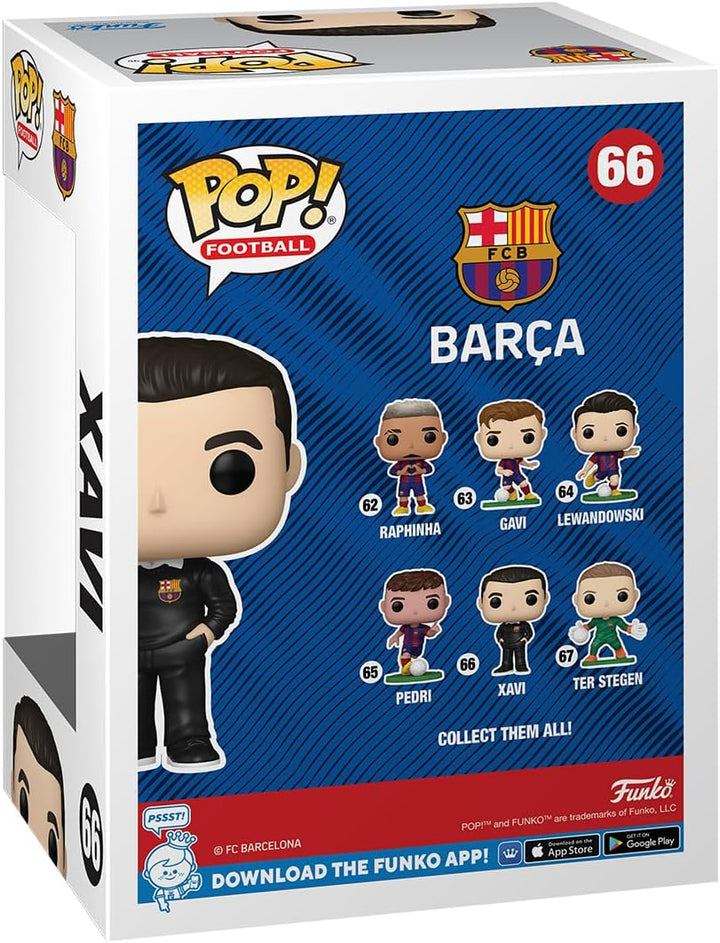 Funko POP! Football: Barcelona - Xavi With CH - Barcelona FC - Collectable Vinyl