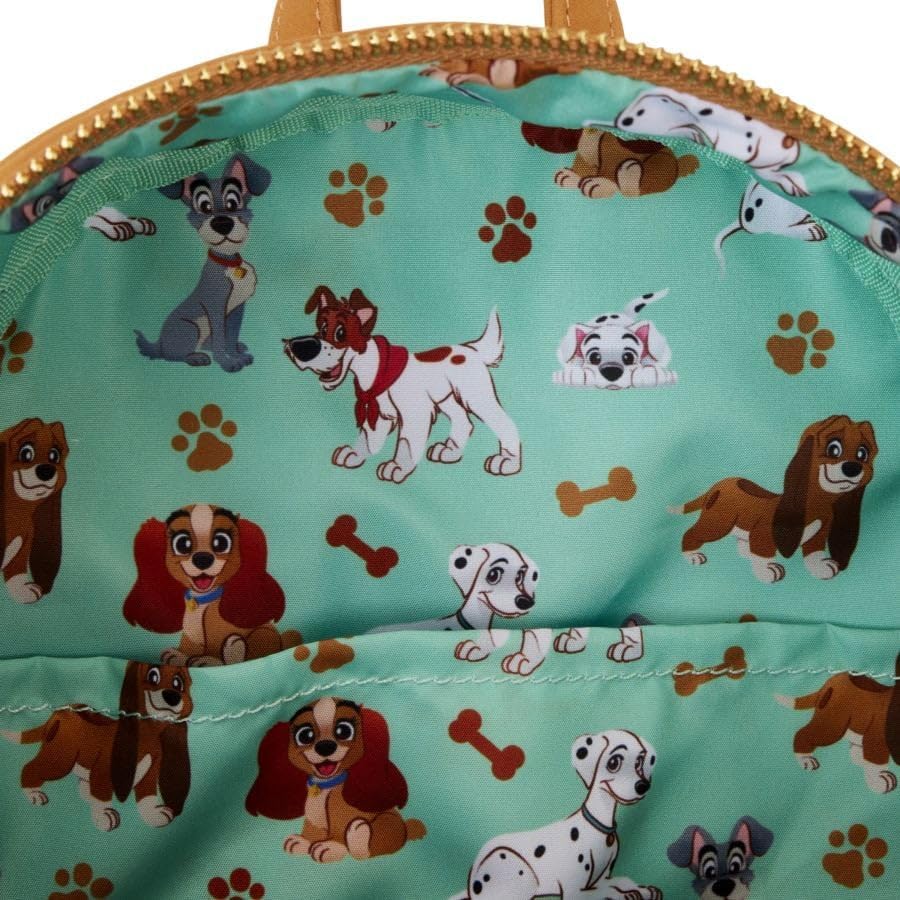 Loungefly Disney I Heart Dogs Dog House Triple Lenticular Double Strap Shoulder