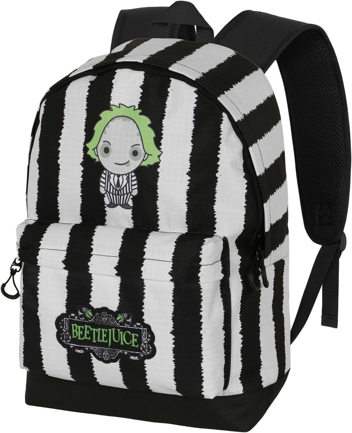 Karactermania Beetlejuice Stripes-Fan High School Backpack (08027)